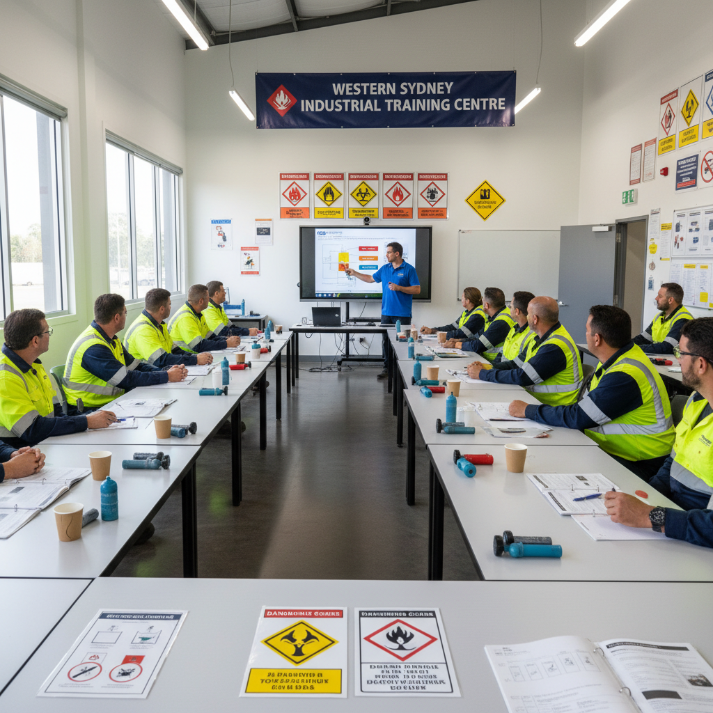 dangerous goods training classroom instructor Western Sydney RTO 91528 TLILIC0001